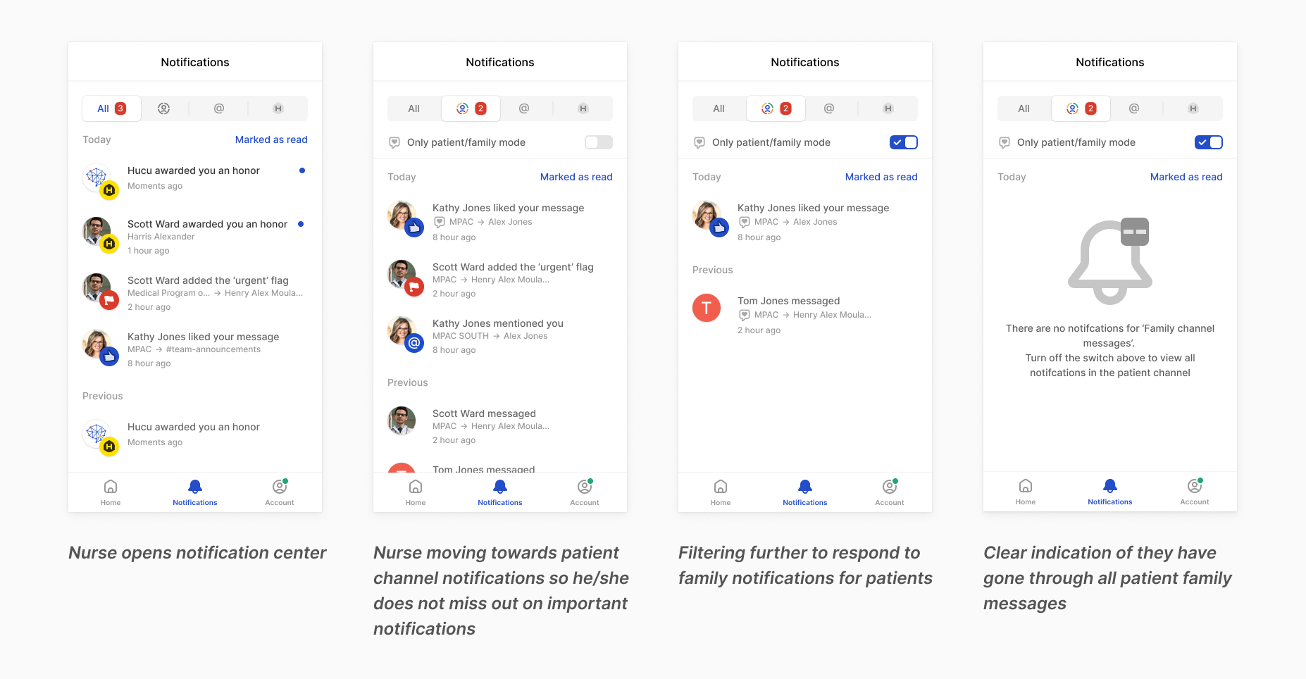 App screen